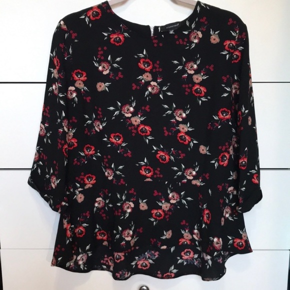 Atmosphere floral printed blouse floral printed top - Picture 1 of 12